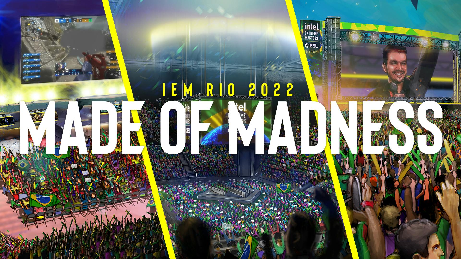 Passion and aggression: Brazilian teams looking to prove themselves at 2022  Intel Extreme Masters Rio XVII