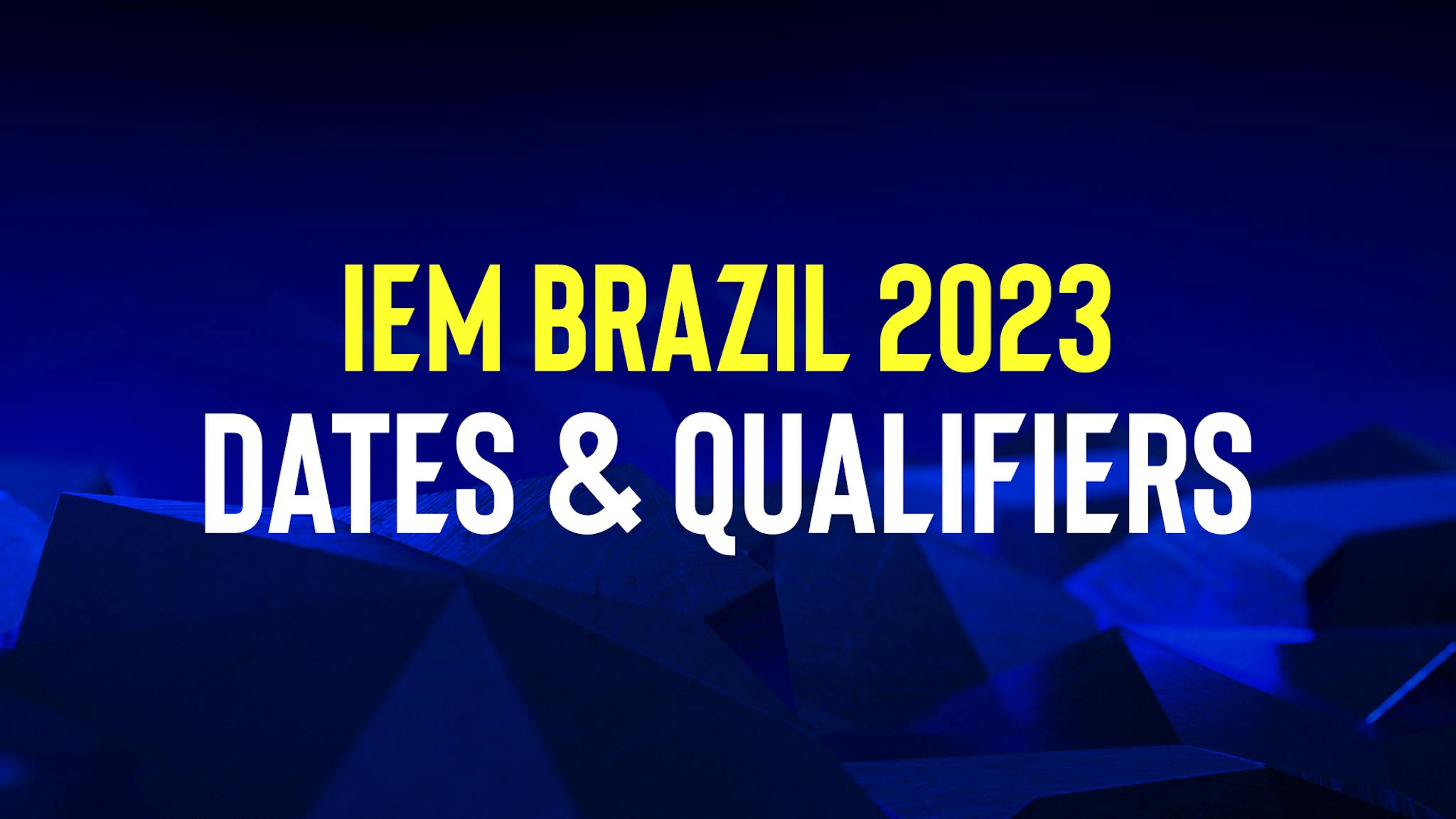 IEM 'CS:GO' Tournament To Return To Brazil In 2023