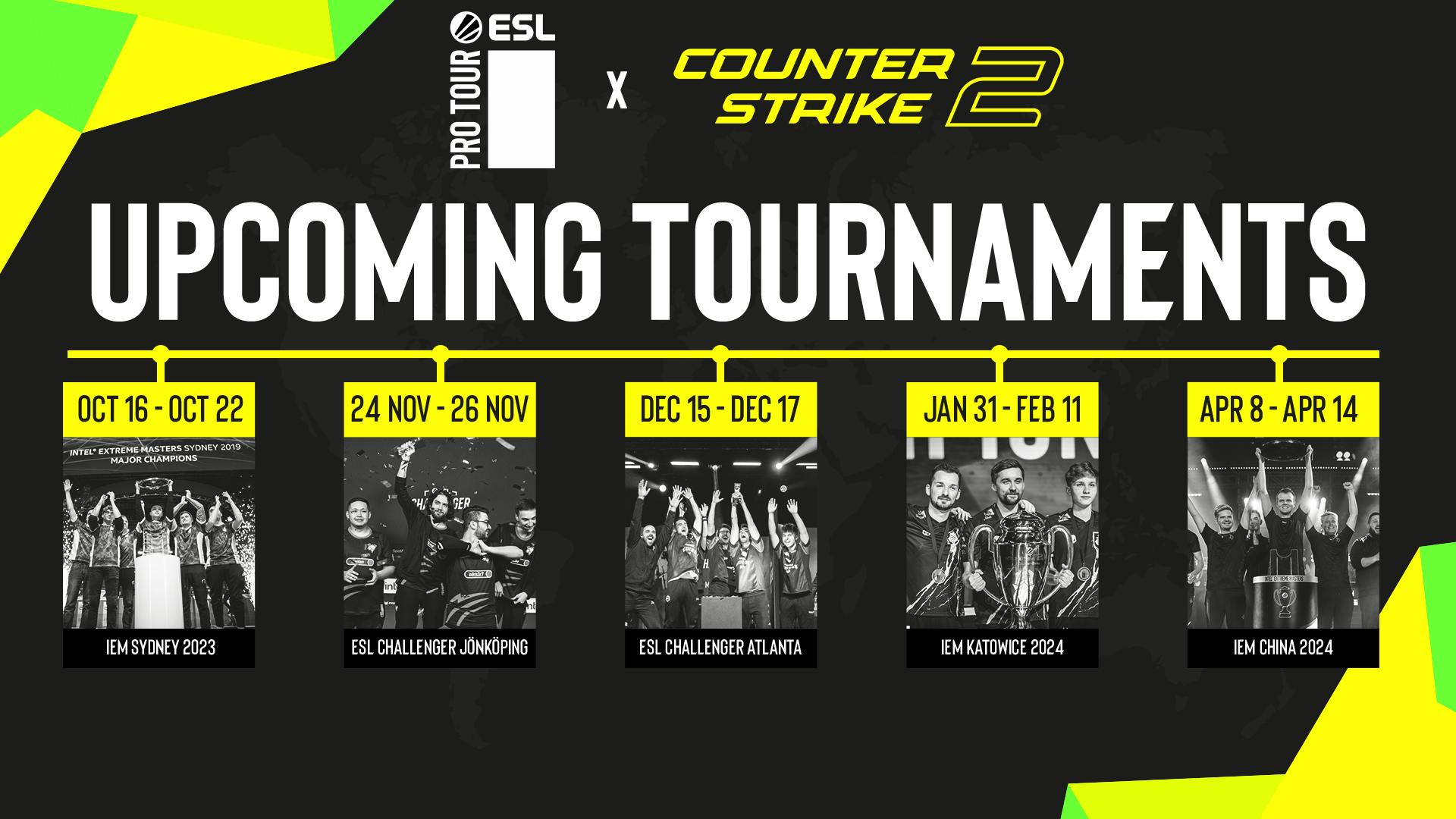 CS2 (CS:GO) Tournaments, Events Schedule 2023. Upcoming, next, today